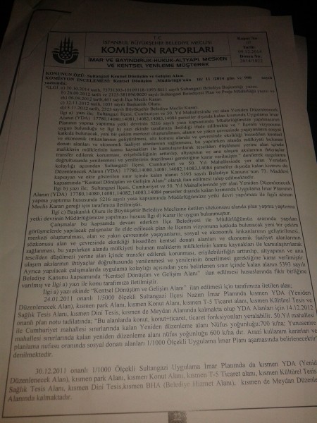 Söz konusu İBB kararı