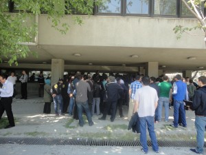 Topkapı dağıtım merkezindeki toplanma